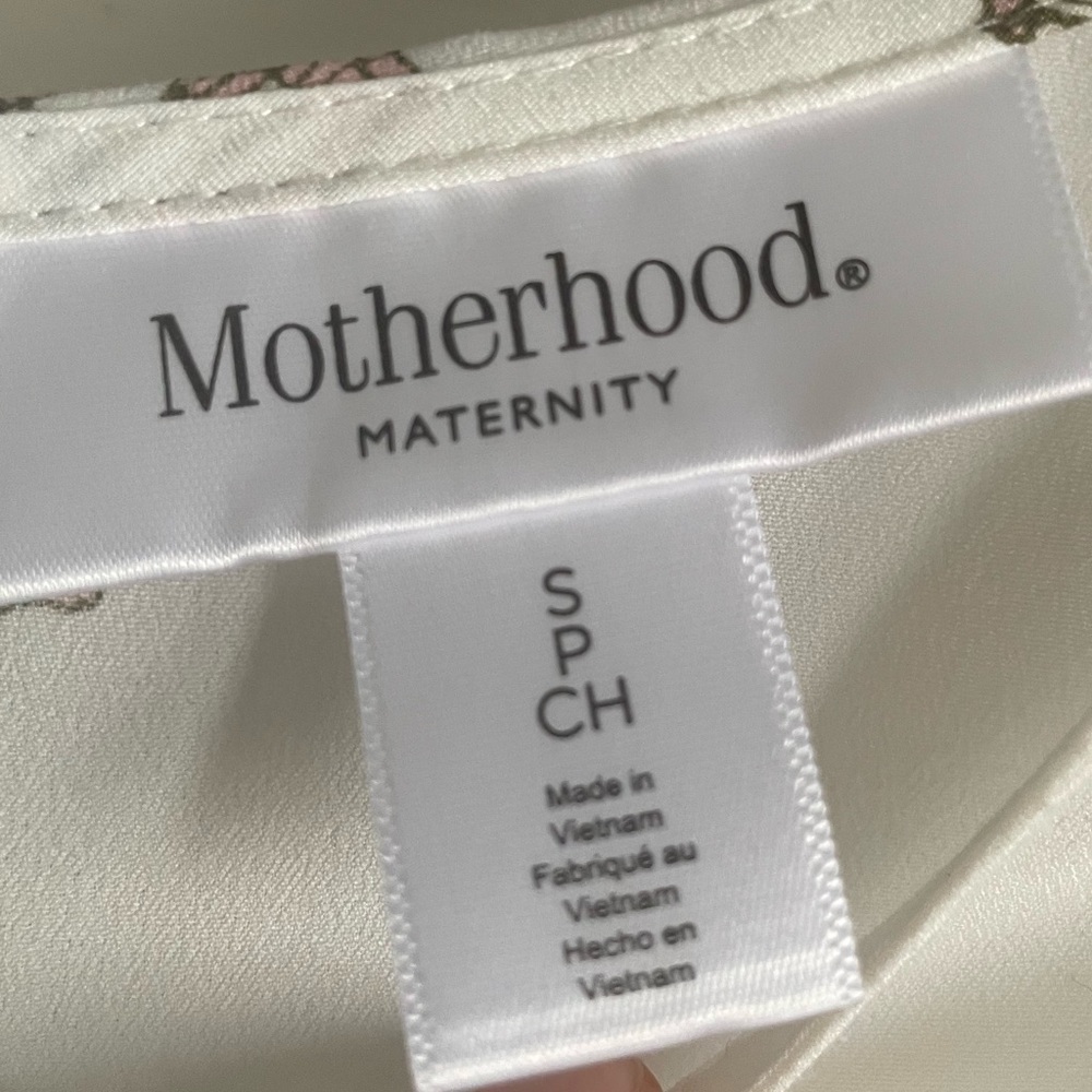 Motherhood Maternity Floral Top. Pre-Owned. - Picture 3 of 5